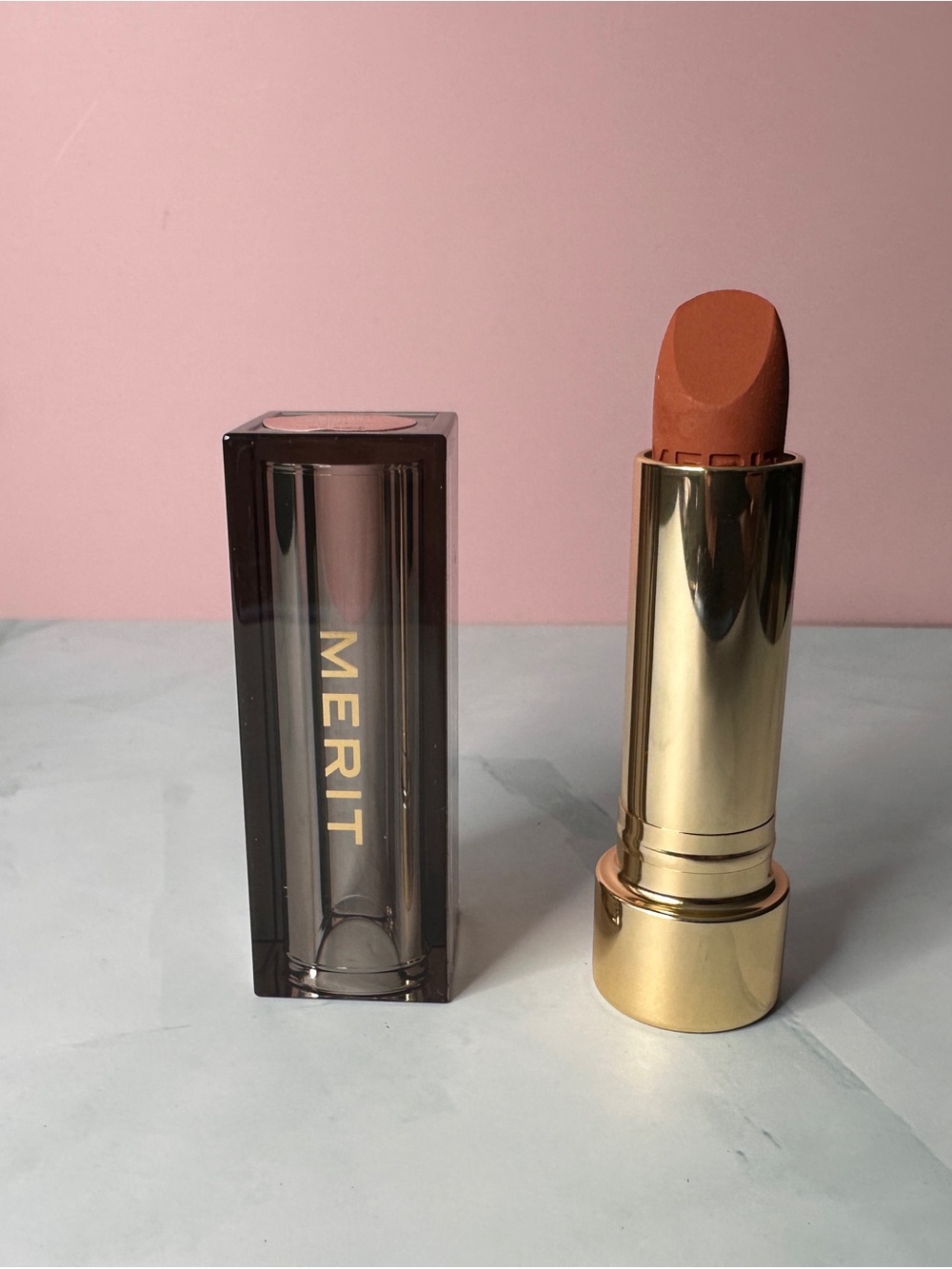 Terracotta Nude Lipstick - Warm Brown Matte ANTIBES NO BOX